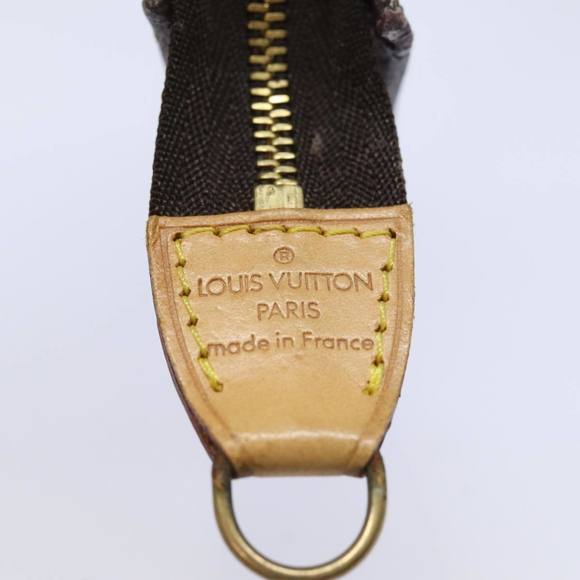 LOUIS VUITTON Monogram Bucket PM Accessory Pouch LV Auth 83505